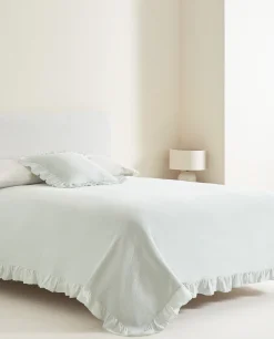 ZARA Home Ruffle Trim Bedspread