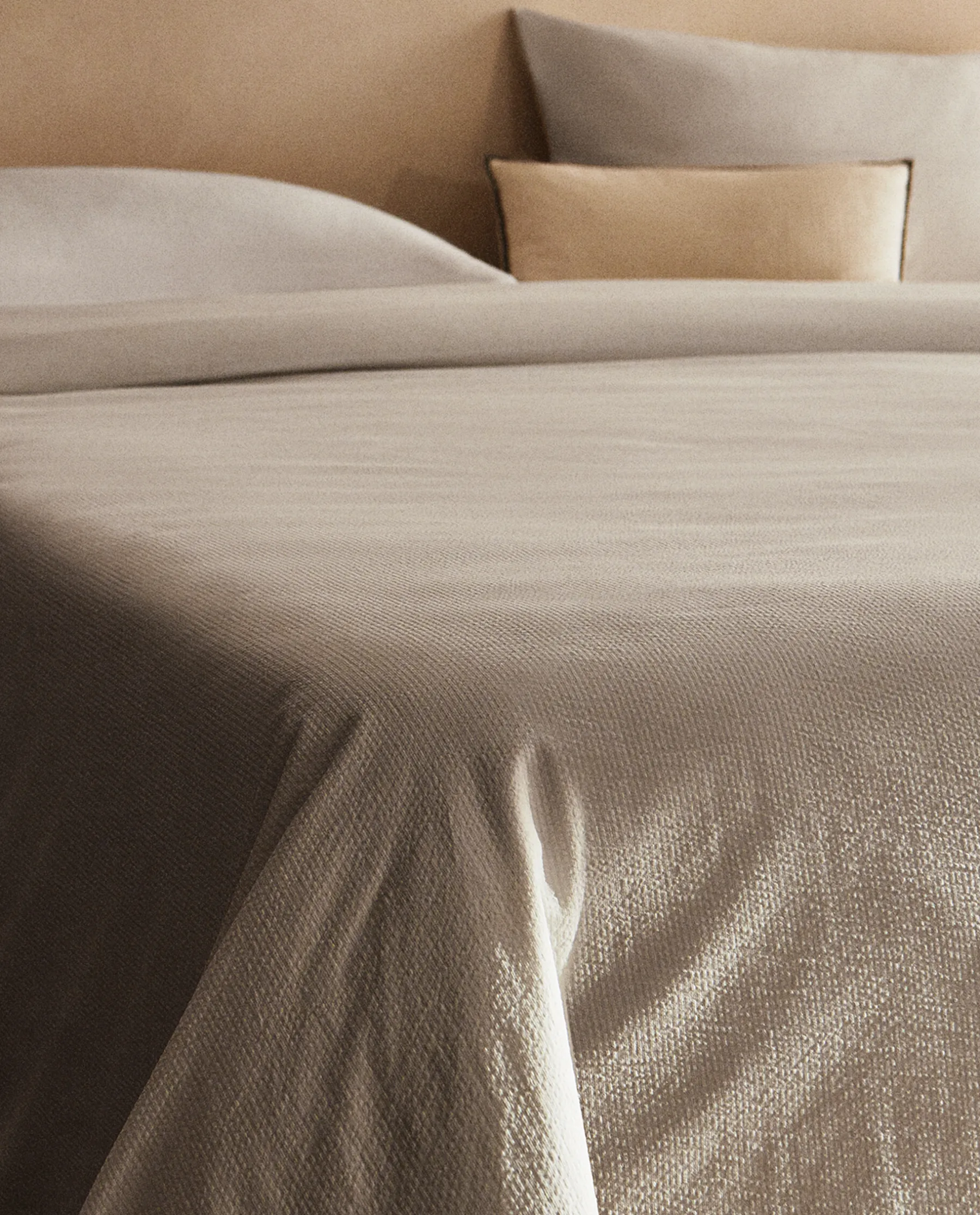ZARA Home Seersucker Duvet Cover