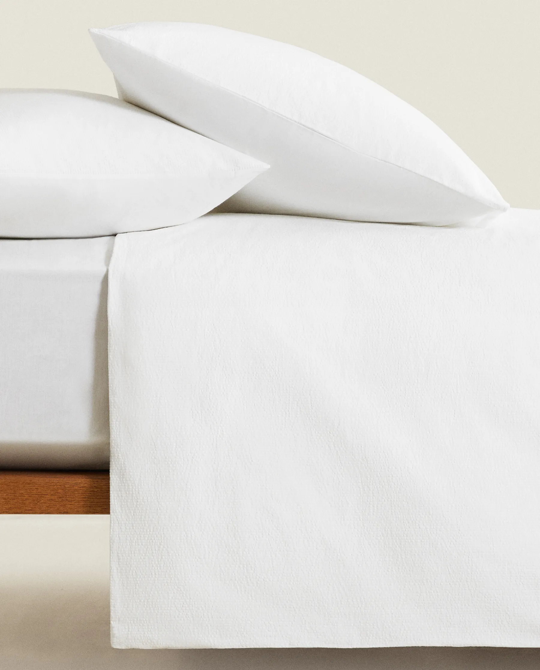 ZARA Home Seersucker Duvet Cover