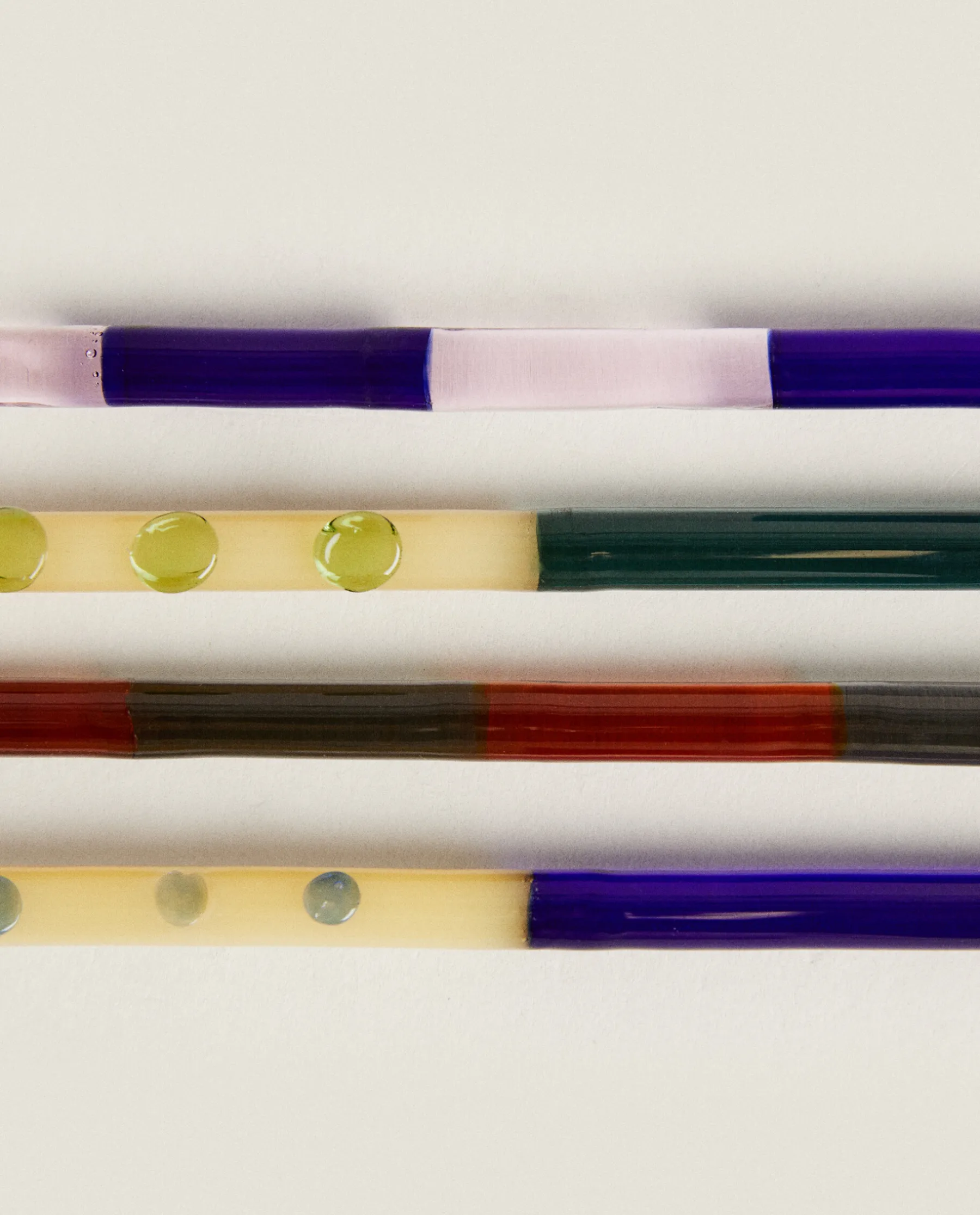 ZARA Home Set Of Borosilicate Glass Tablespoons