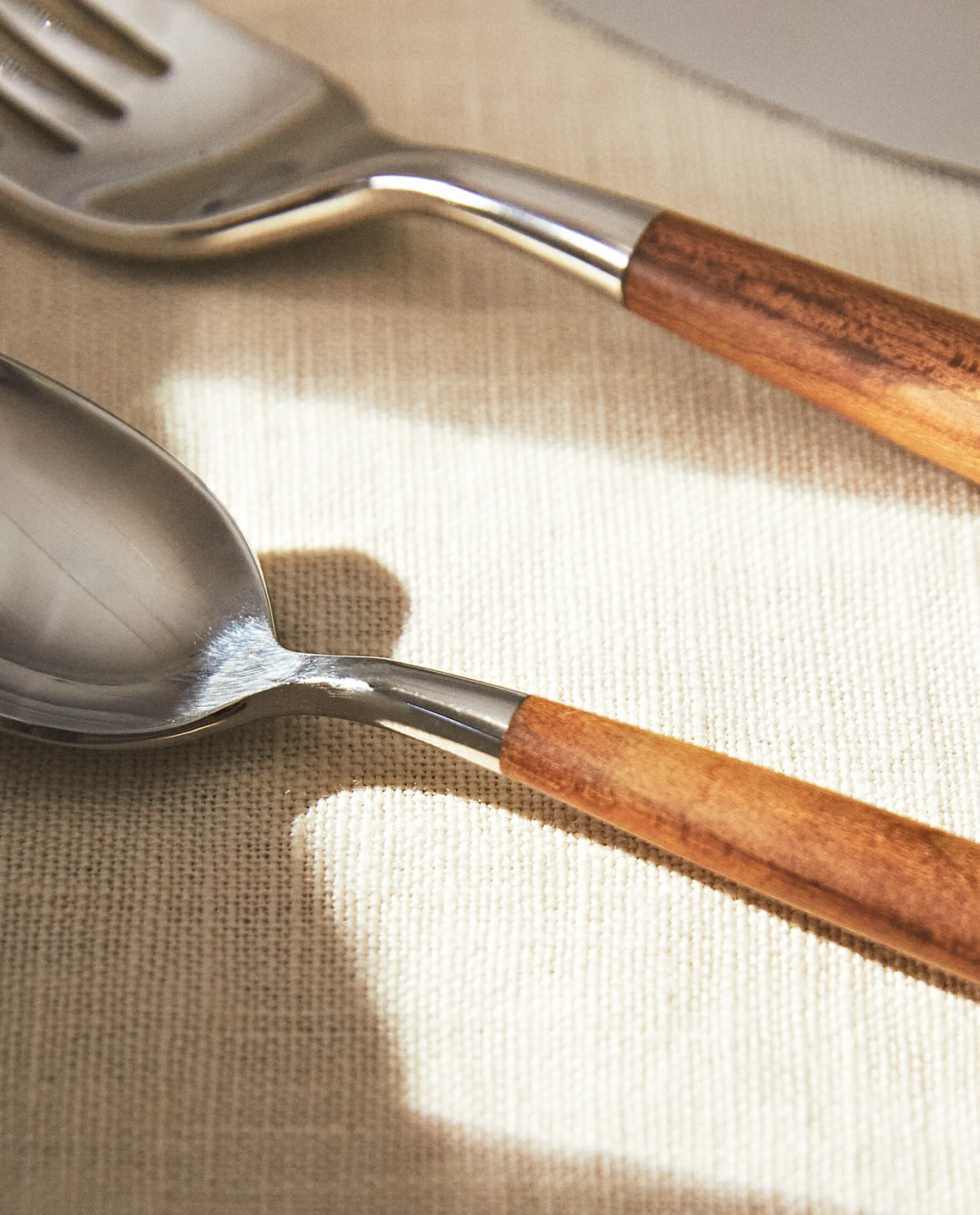 ZARA Home Set Of Maple Cutlery