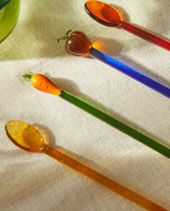 ZARA Home Set Of Plant Dessert Spoons