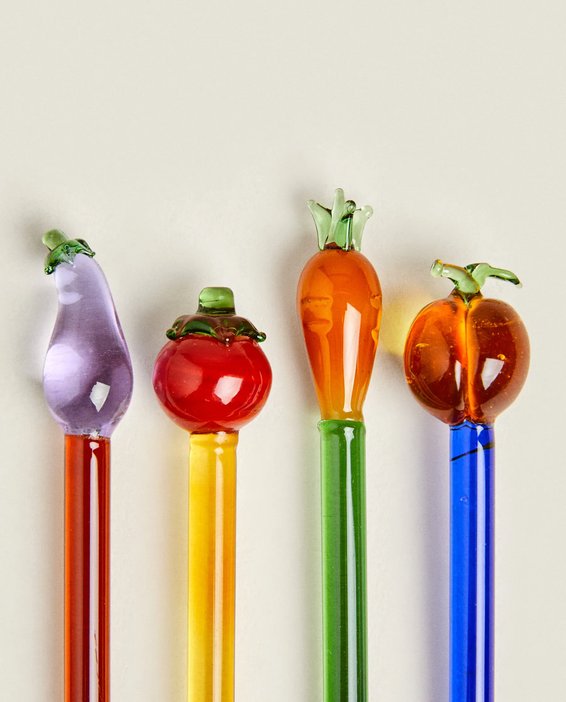 ZARA Home Set Of Plant Dessert Spoons