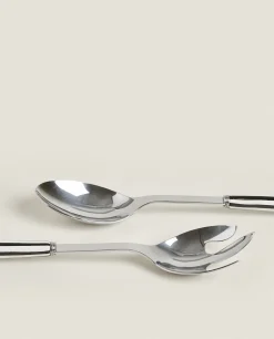 ZARA Home Set Of Striped Serving Sets (2 Units)