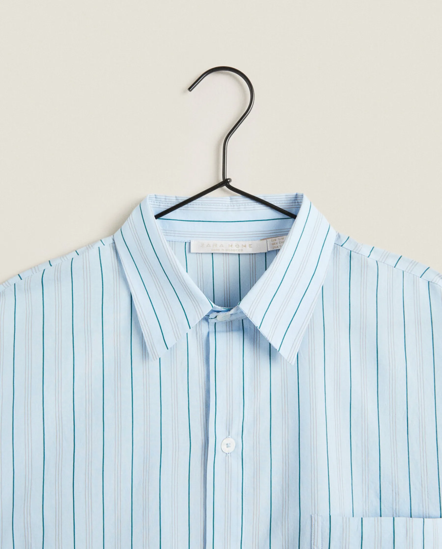 ZARA Home Shirt With Thin Stripes