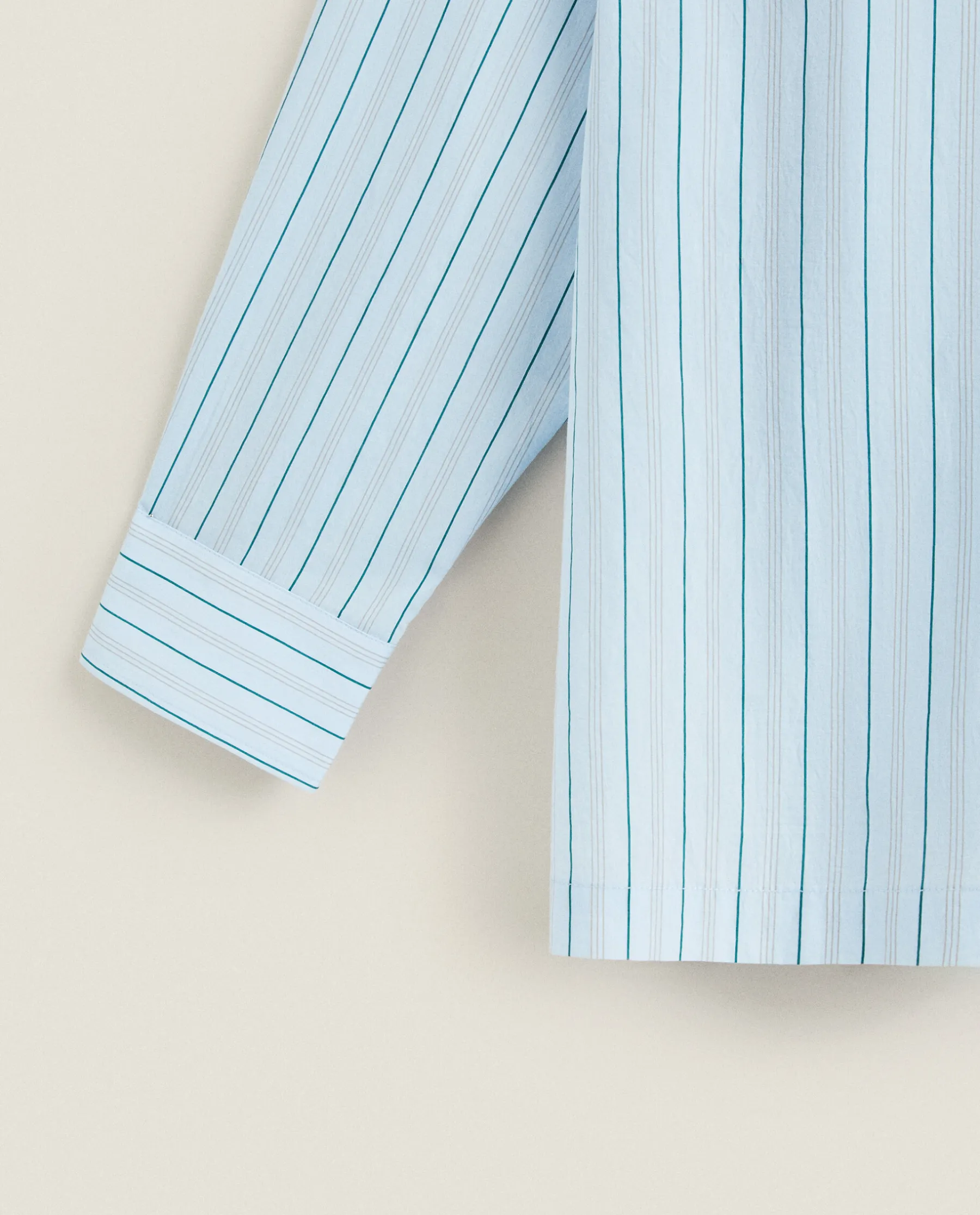 ZARA Home Shirt With Thin Stripes