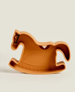 ZARA Home Silicone Christmas Horse Seesaw Plate