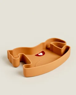 ZARA Home Silicone Christmas Horse Seesaw Plate