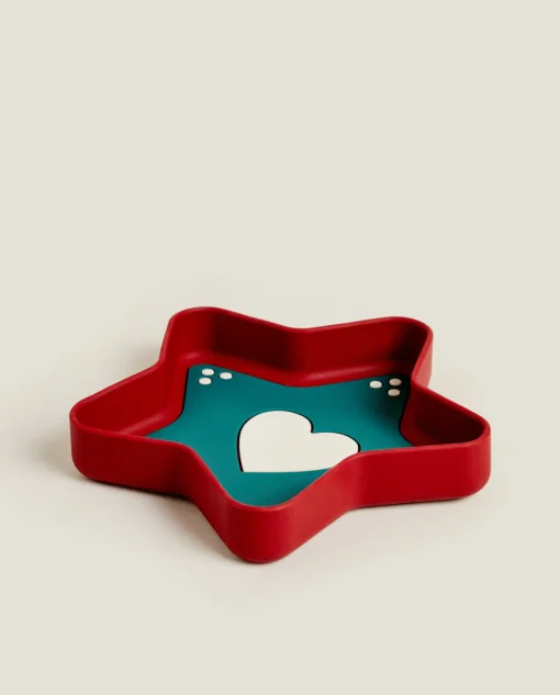 ZARA Home Silicone Christmas Star Plate