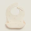 ZARA Home Silicone Heart Print Bib