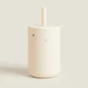 ZARA Home Silicone Heart Tumbler With Straw
