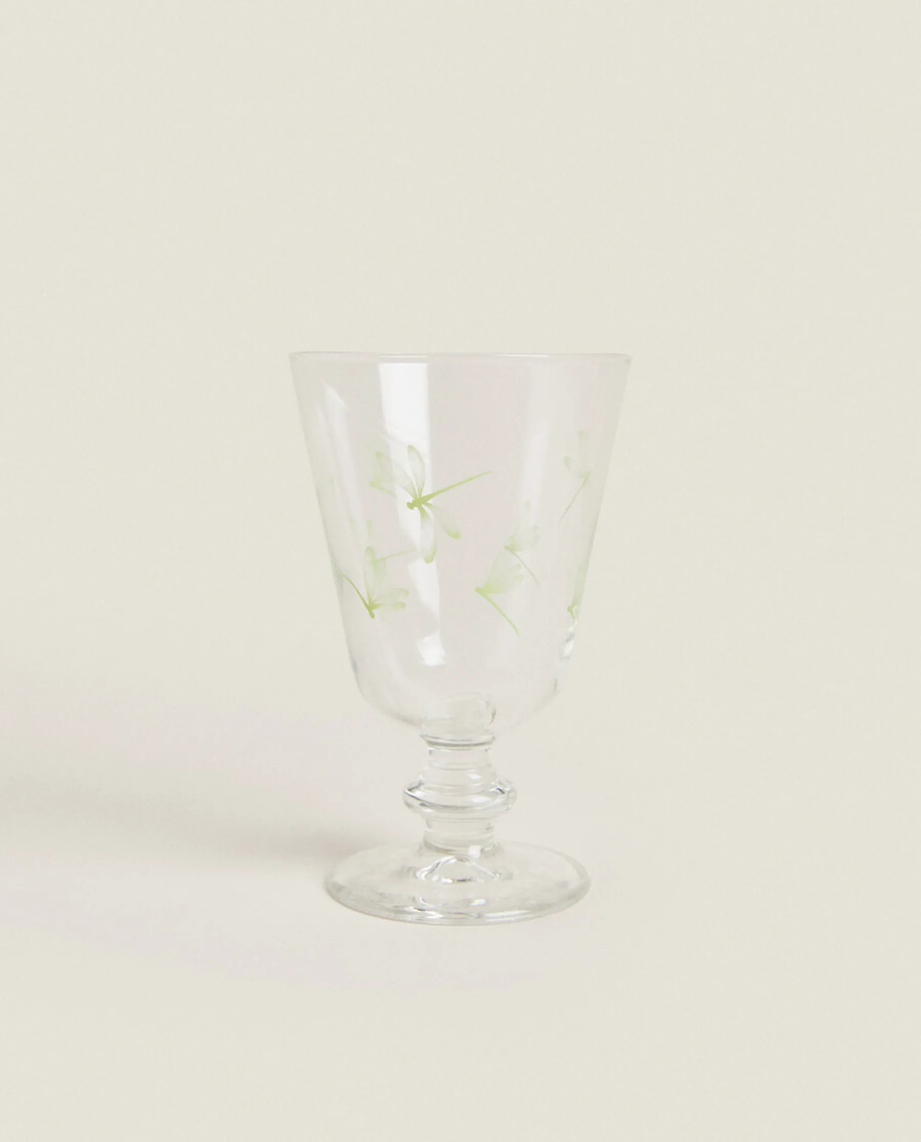 ZARA Home Silk Screen Wine Glass