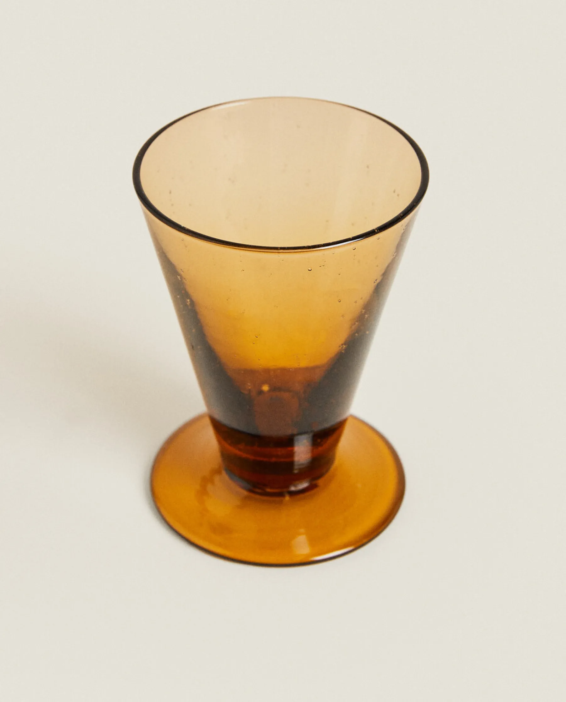 ZARA Home Small Glass With Bubbles