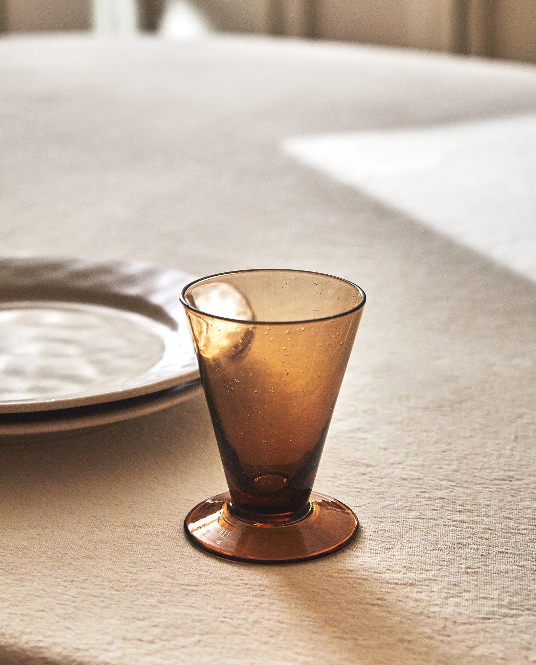 ZARA Home Small Glass With Bubbles