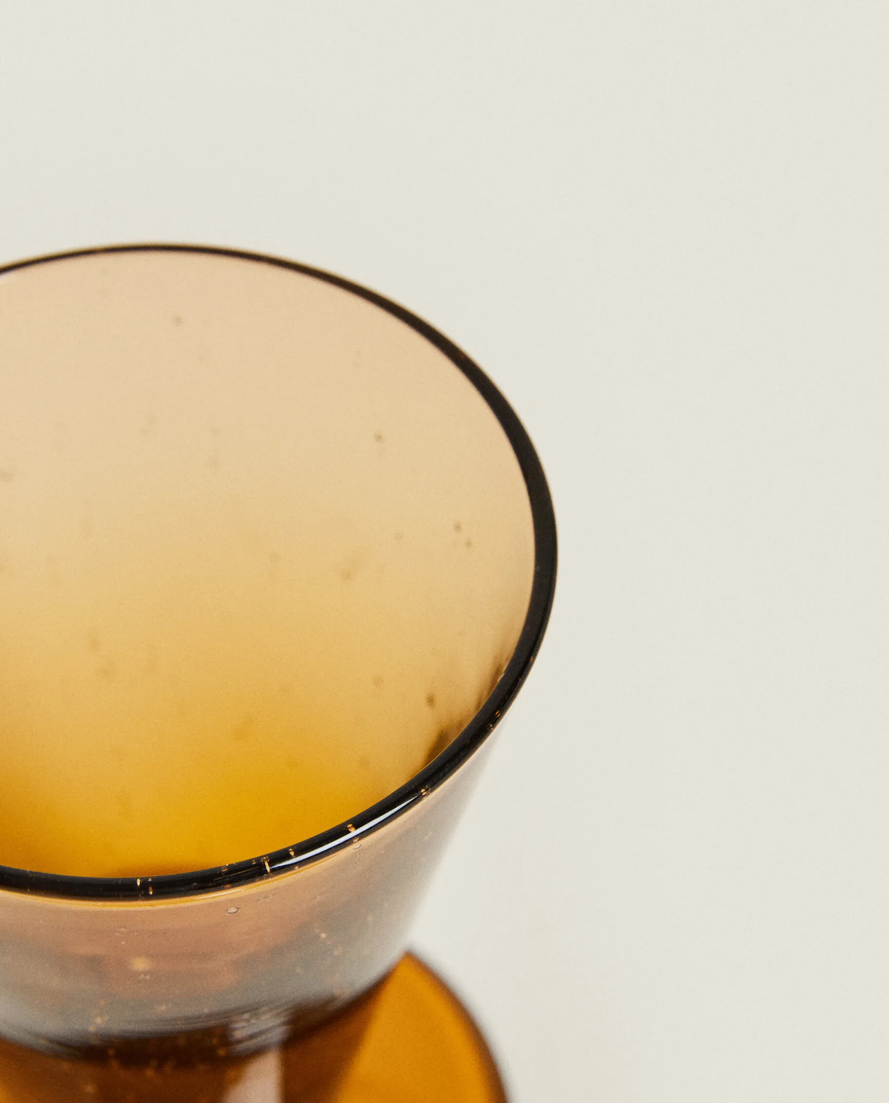 ZARA Home Small Glass With Bubbles