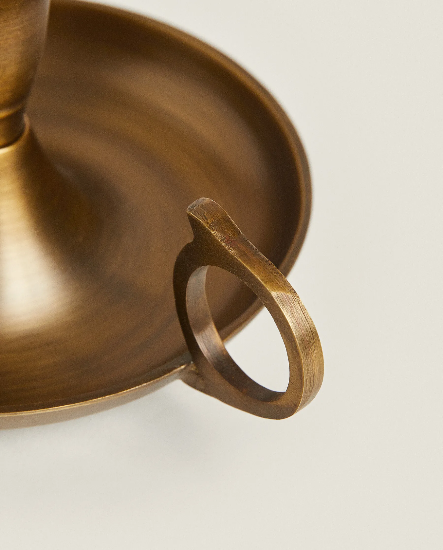 ZARA Home Small Golden Candlestick