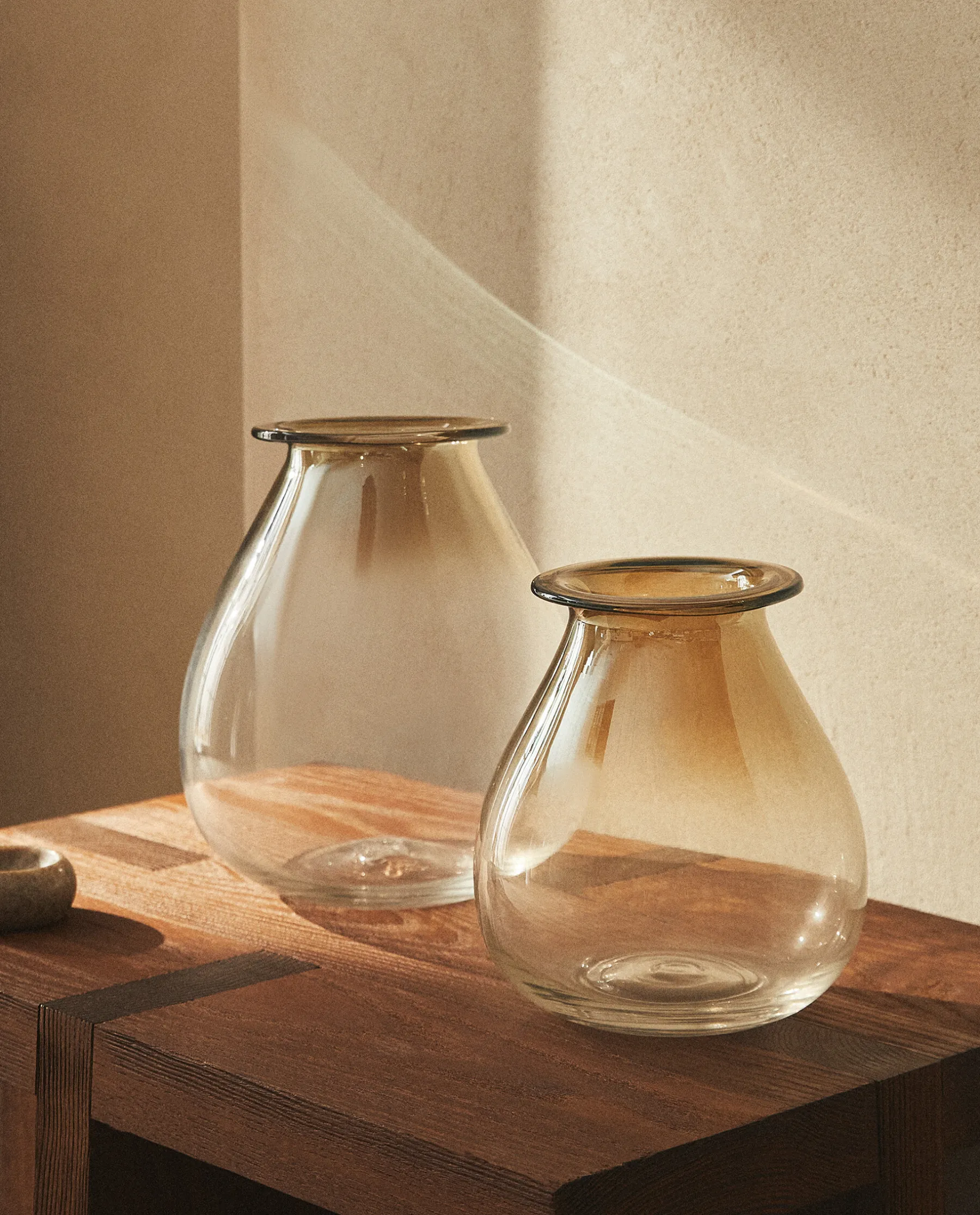 ZARA Home Smoky Glass Vase