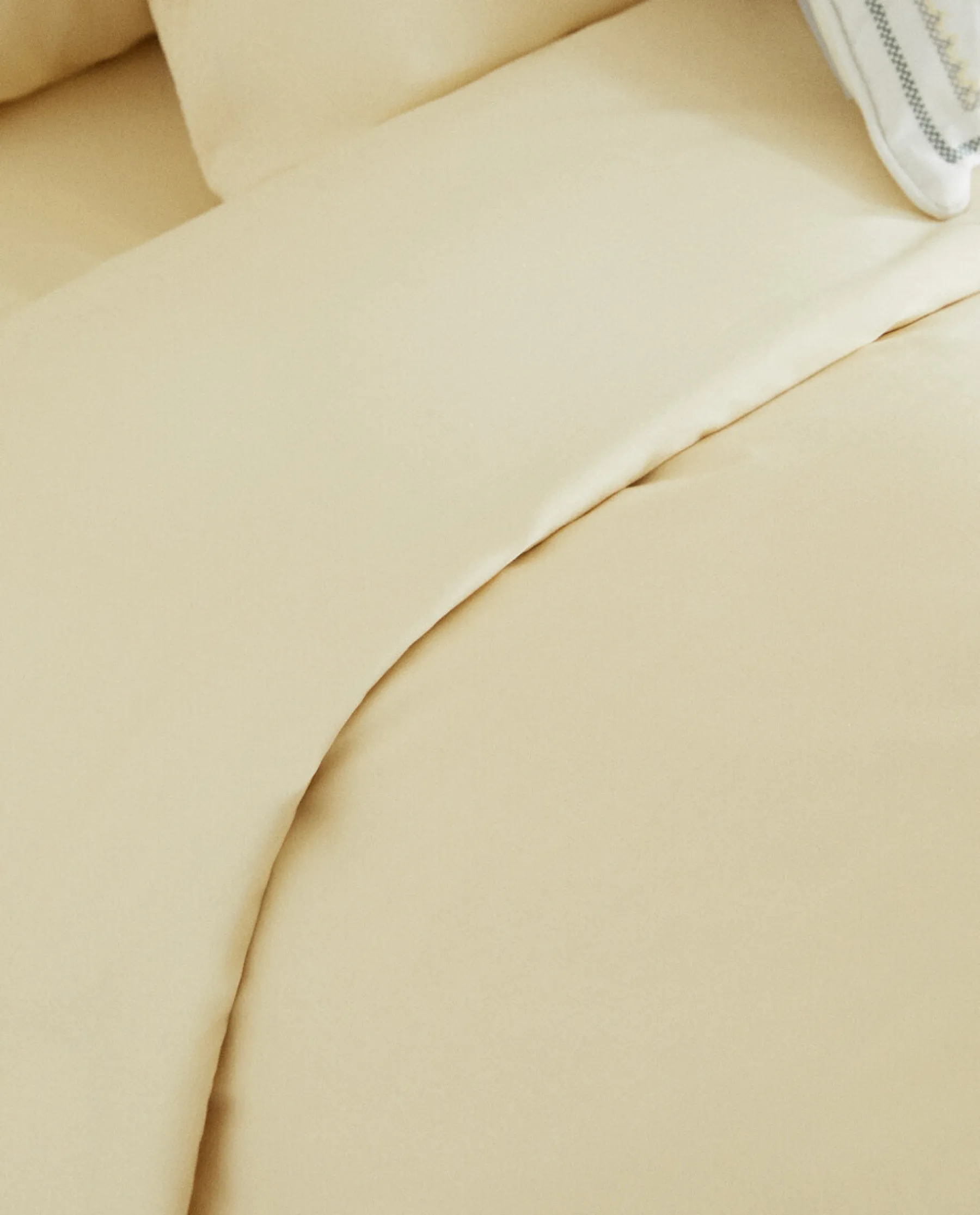 ZARA Home Solid Color Cotton Duvet Cover