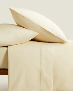 ZARA Home Solid Color Cotton Duvet Cover