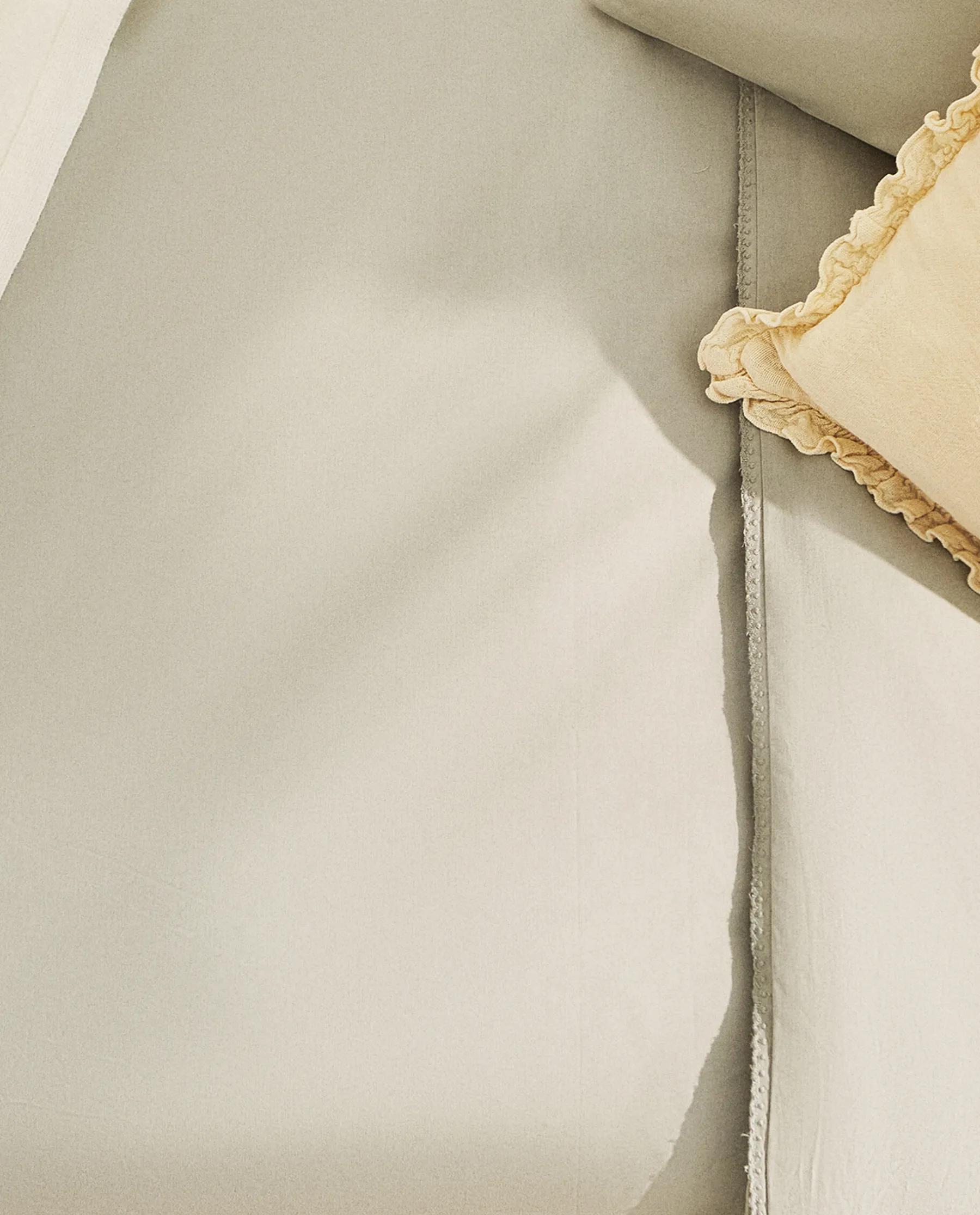 ZARA Home Solid Color Cotton Duvet Cover