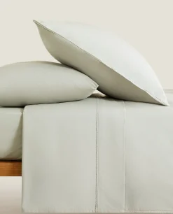 ZARA Home Solid Color Cotton Duvet Cover