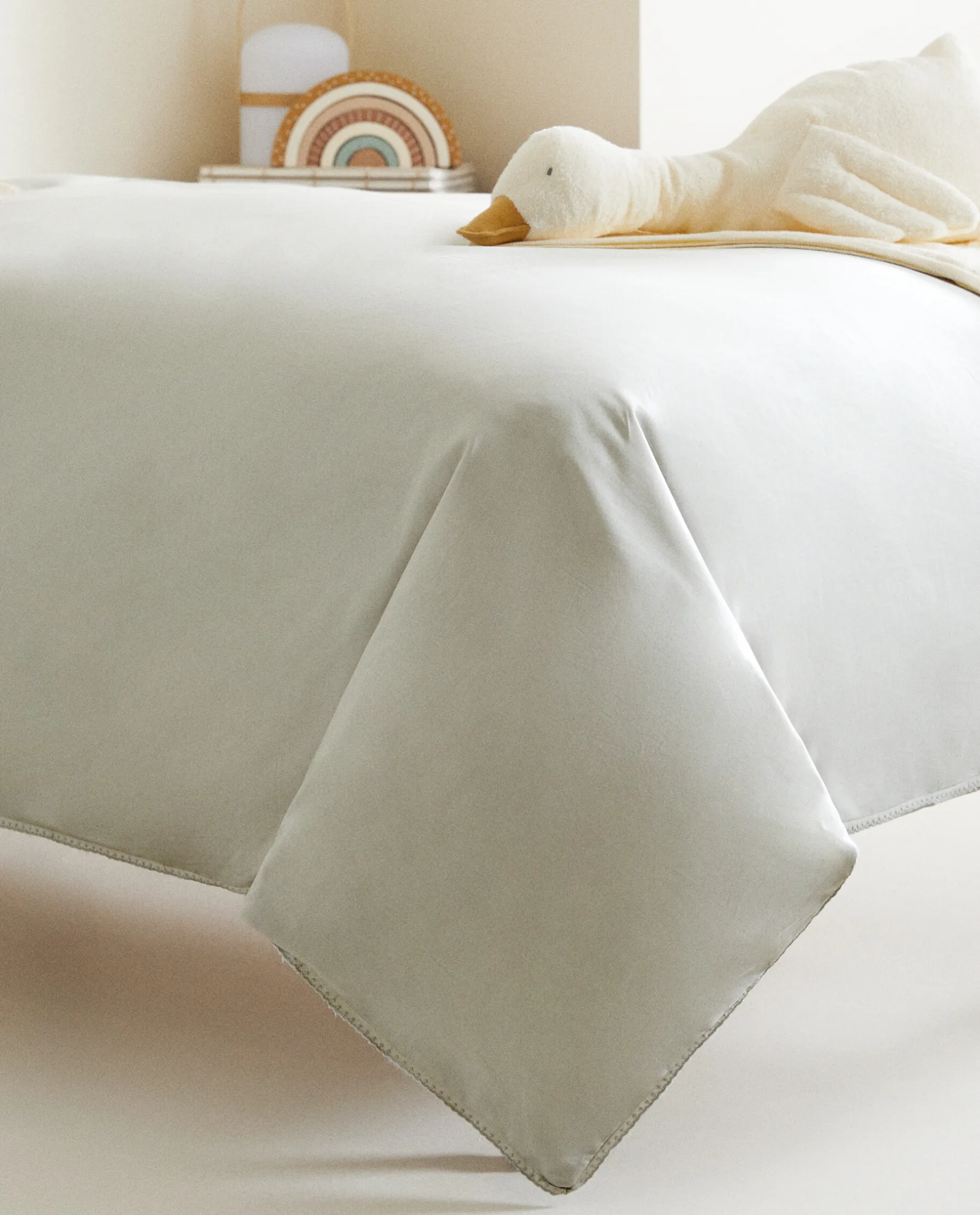 ZARA Home Solid Color Cotton Duvet Cover