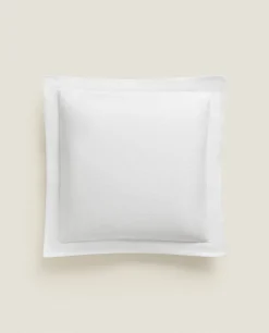 ZARA Home Solid Color Cotton Throw Pillow Cover