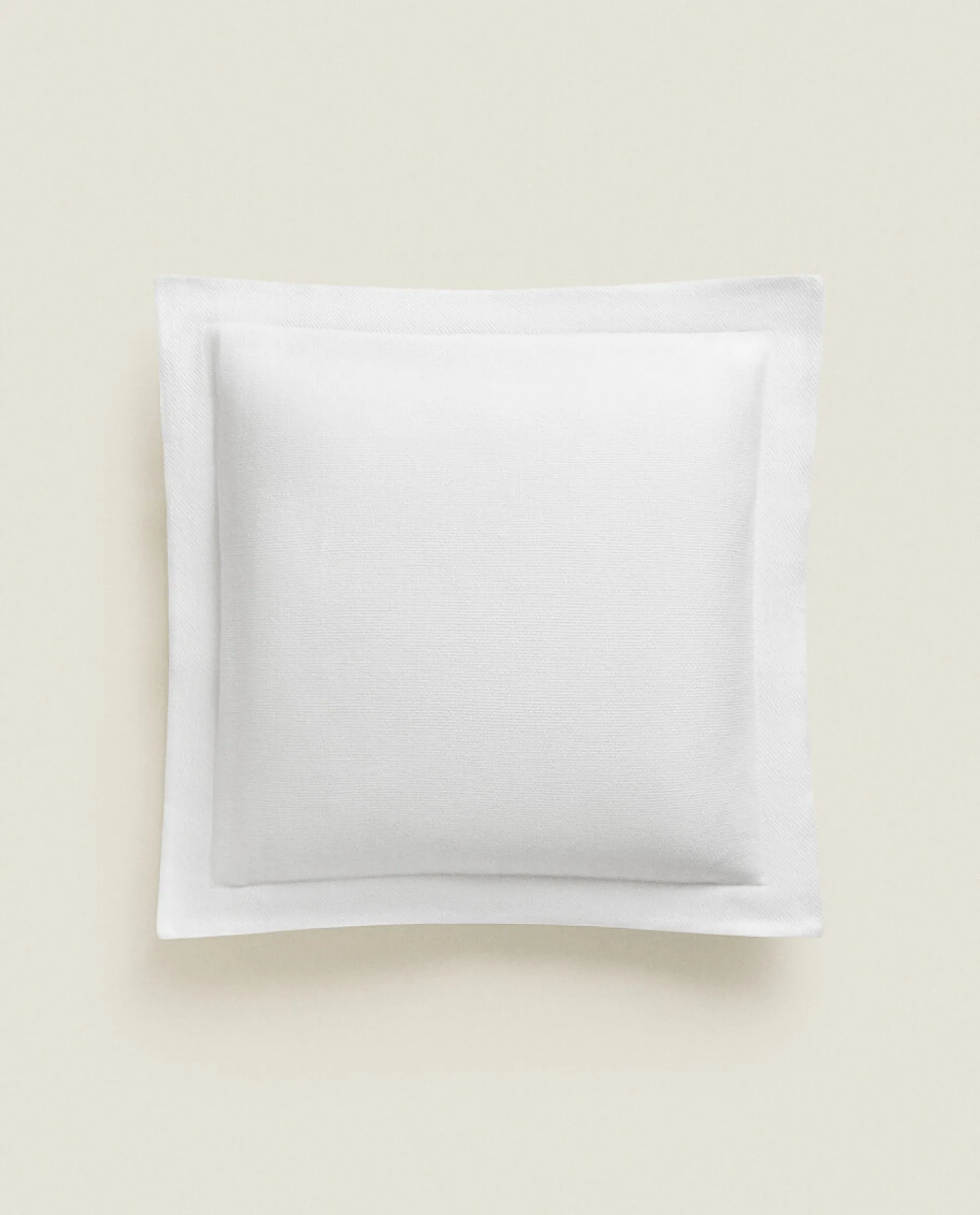 ZARA Home Solid Color Cotton Throw Pillow Cover