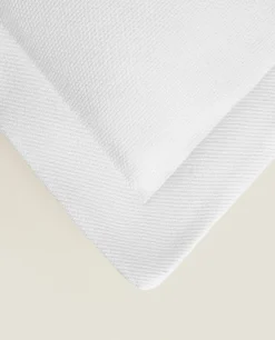 ZARA Home Solid Color Cotton Throw Pillow Cover