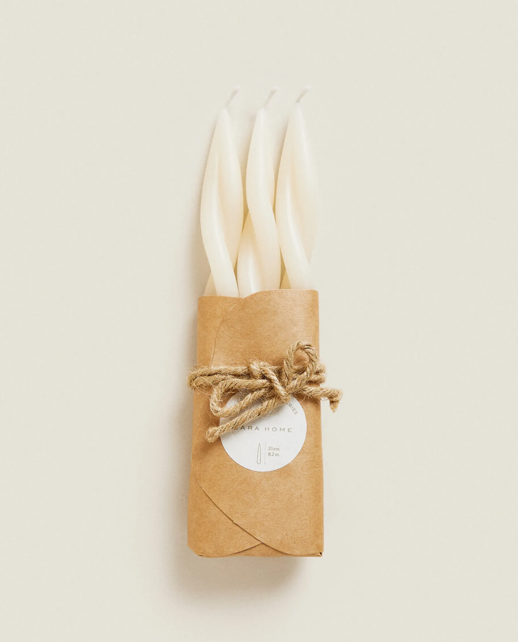 ZARA Home Spiral Candle (Pack Of 3)