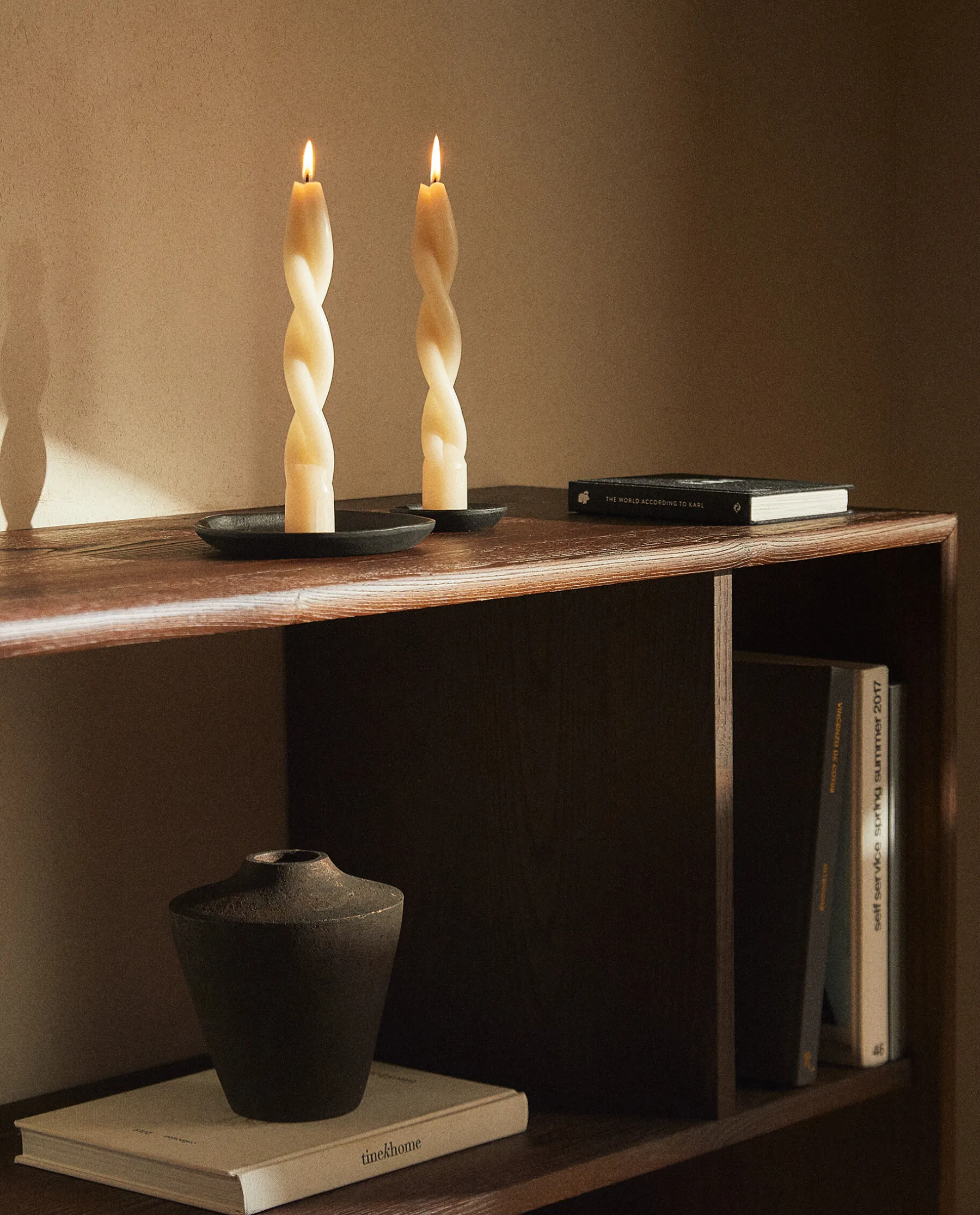 ZARA Home Spiral Candle (Pack Of 2)