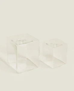 ZARA Home Square Glass Vase