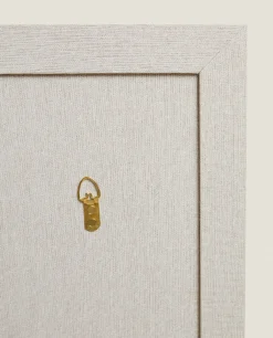 ZARA Home Square Wall Mirror With Linen Frame