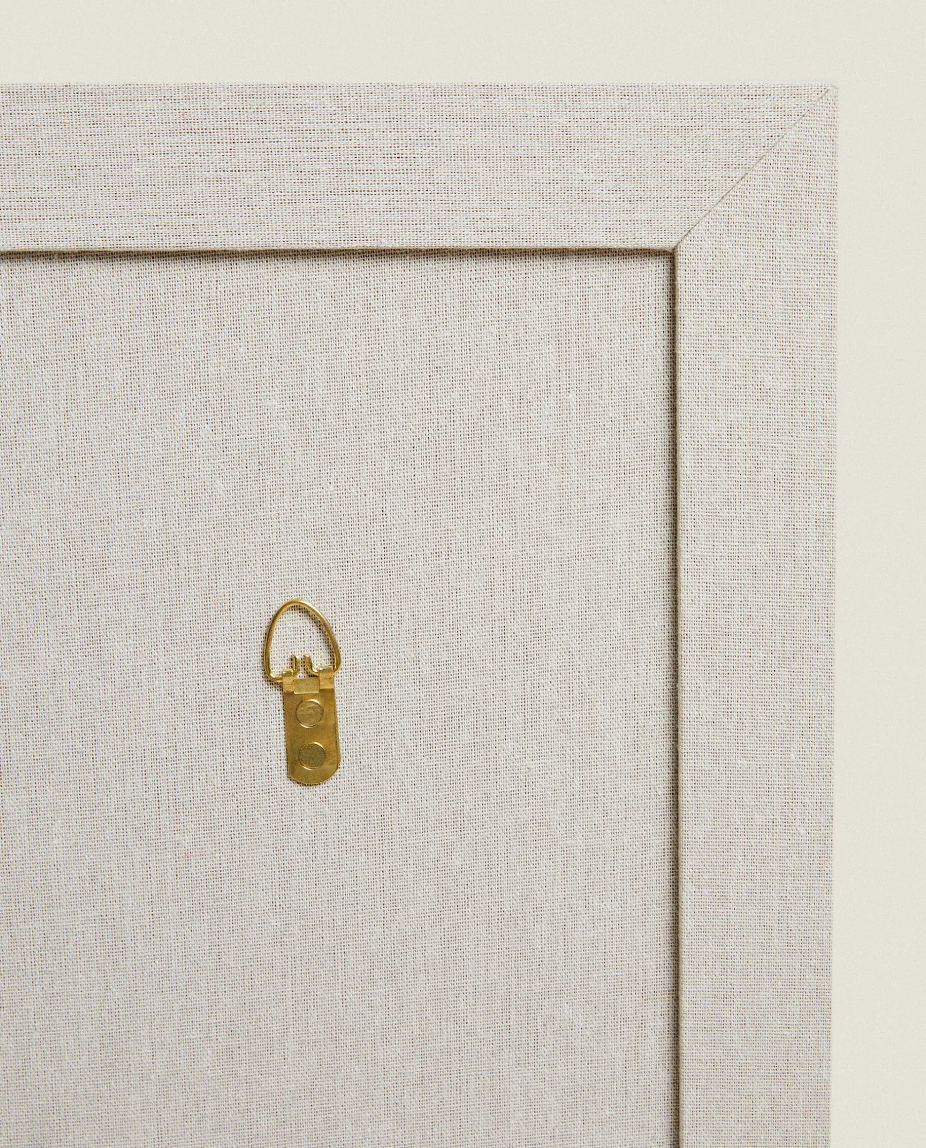 ZARA Home Square Wall Mirror With Linen Frame