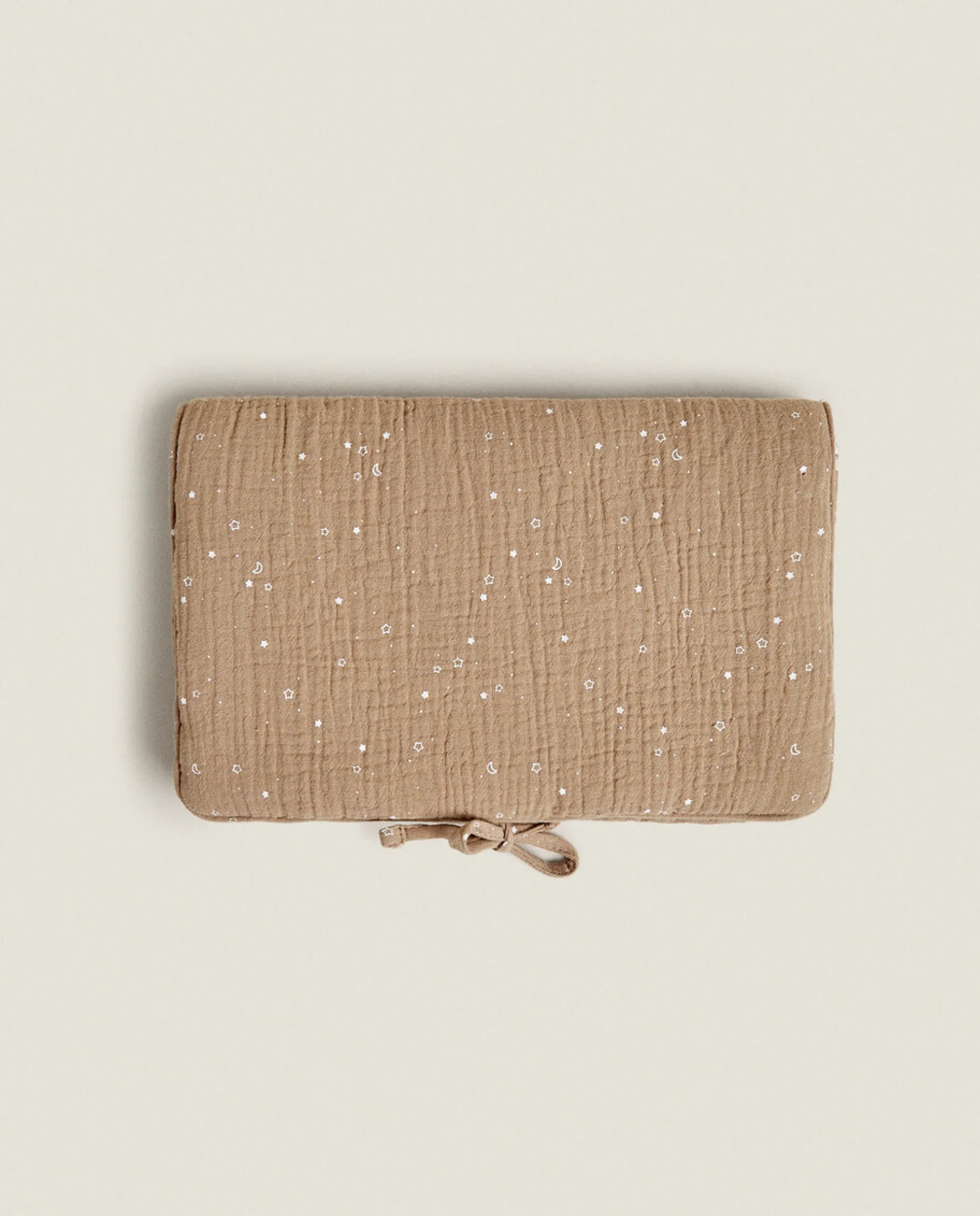 ZARA Home Star Print Muslin Baby Wipe Holder