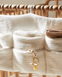 ZARA Home Star Print Muslin Organizer