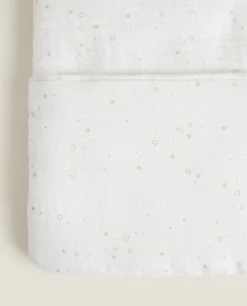 ZARA Home Star Print Muslin Organizer