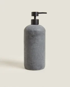 ZARA Home Stone Grey Resin Shower Dispenser