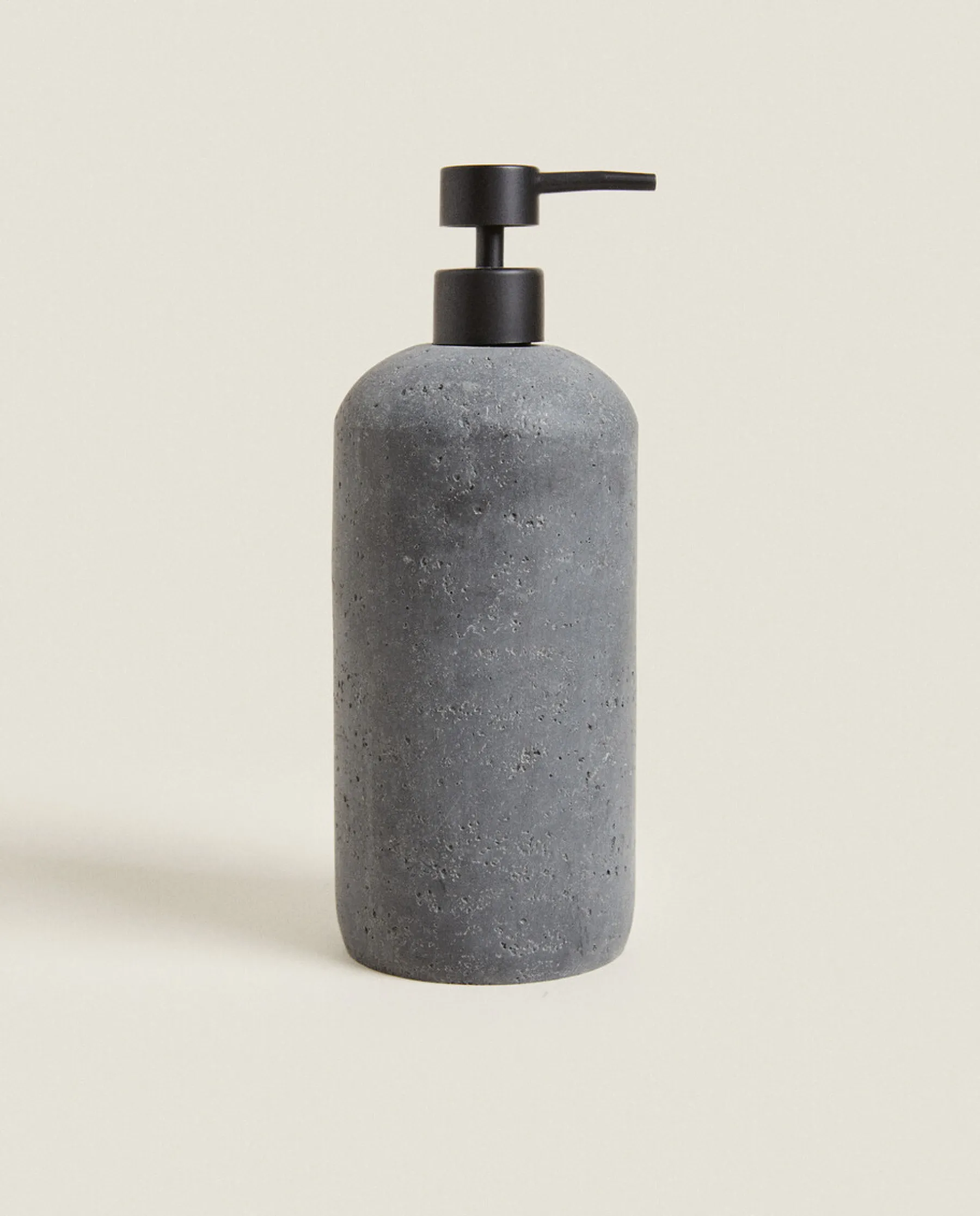 ZARA Home Stone Grey Resin Shower Dispenser