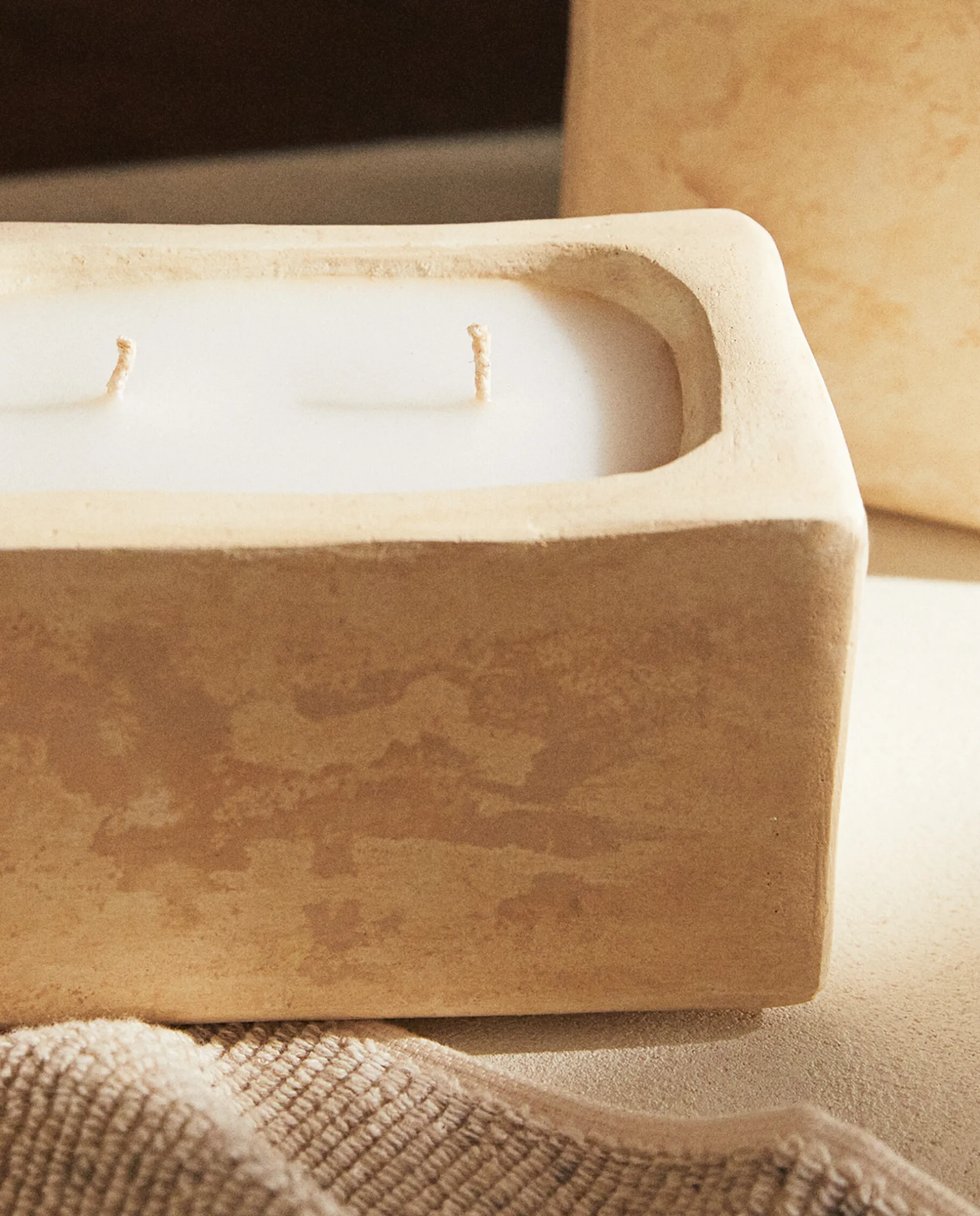 ZARA Home Stone Style Candle