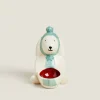 ZARA Home Stoneware Christmas Bunny Rabbit Egg Cup