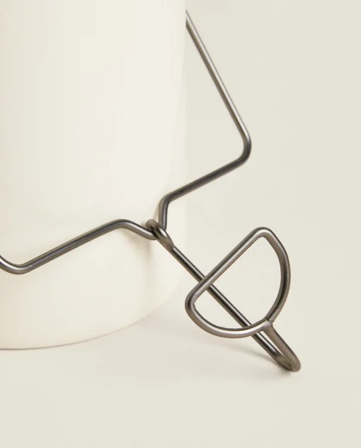 ZARA Home Stoneware Cylindrical Jar