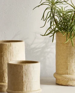 ZARA Home Stoneware Flowerpot