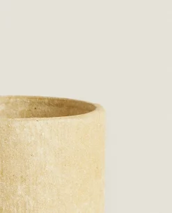 ZARA Home Stoneware Flowerpot