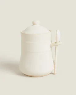ZARA Home Stoneware Jam Jar