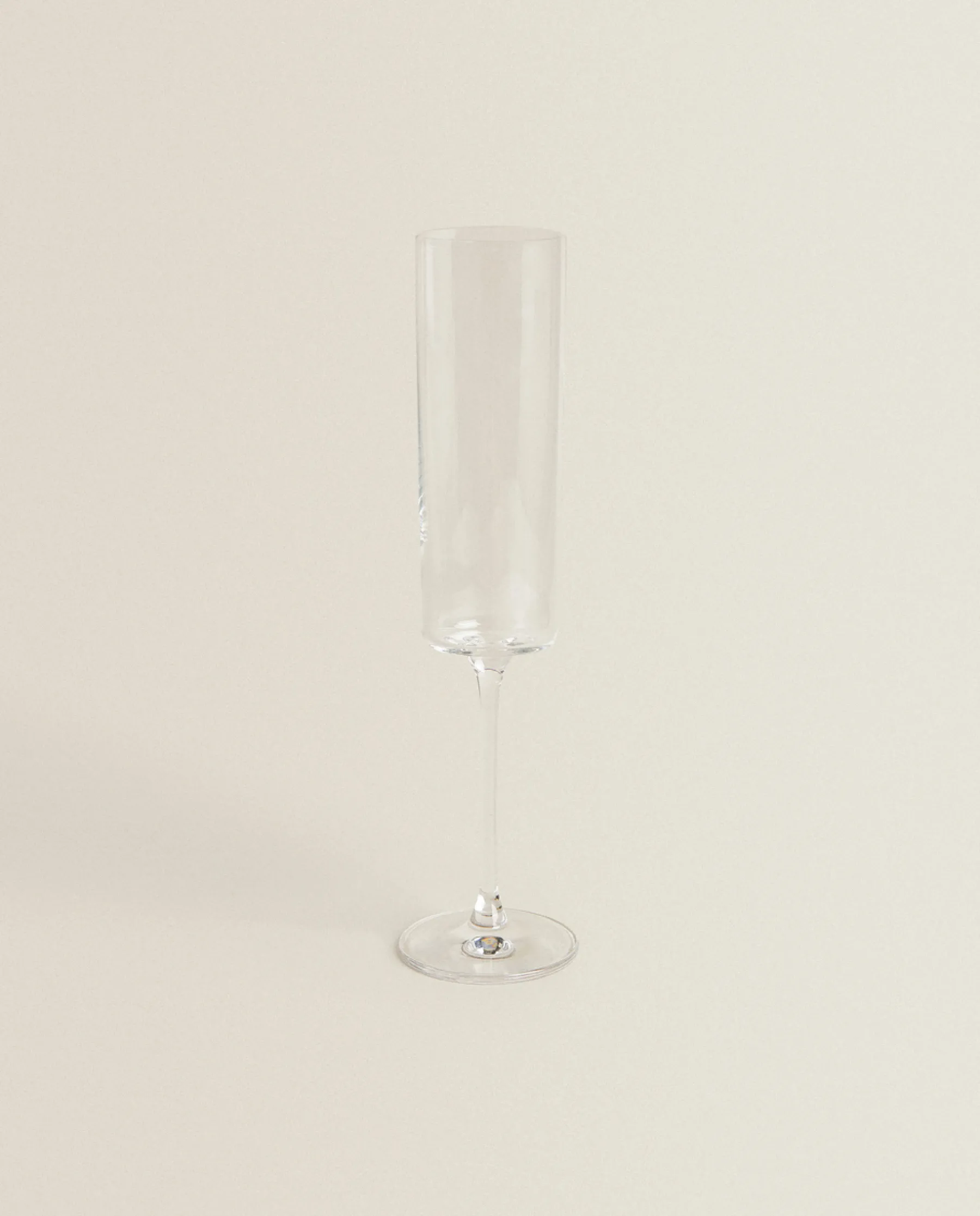 ZARA Home Straight Crystalline Sparkling Wine Flute