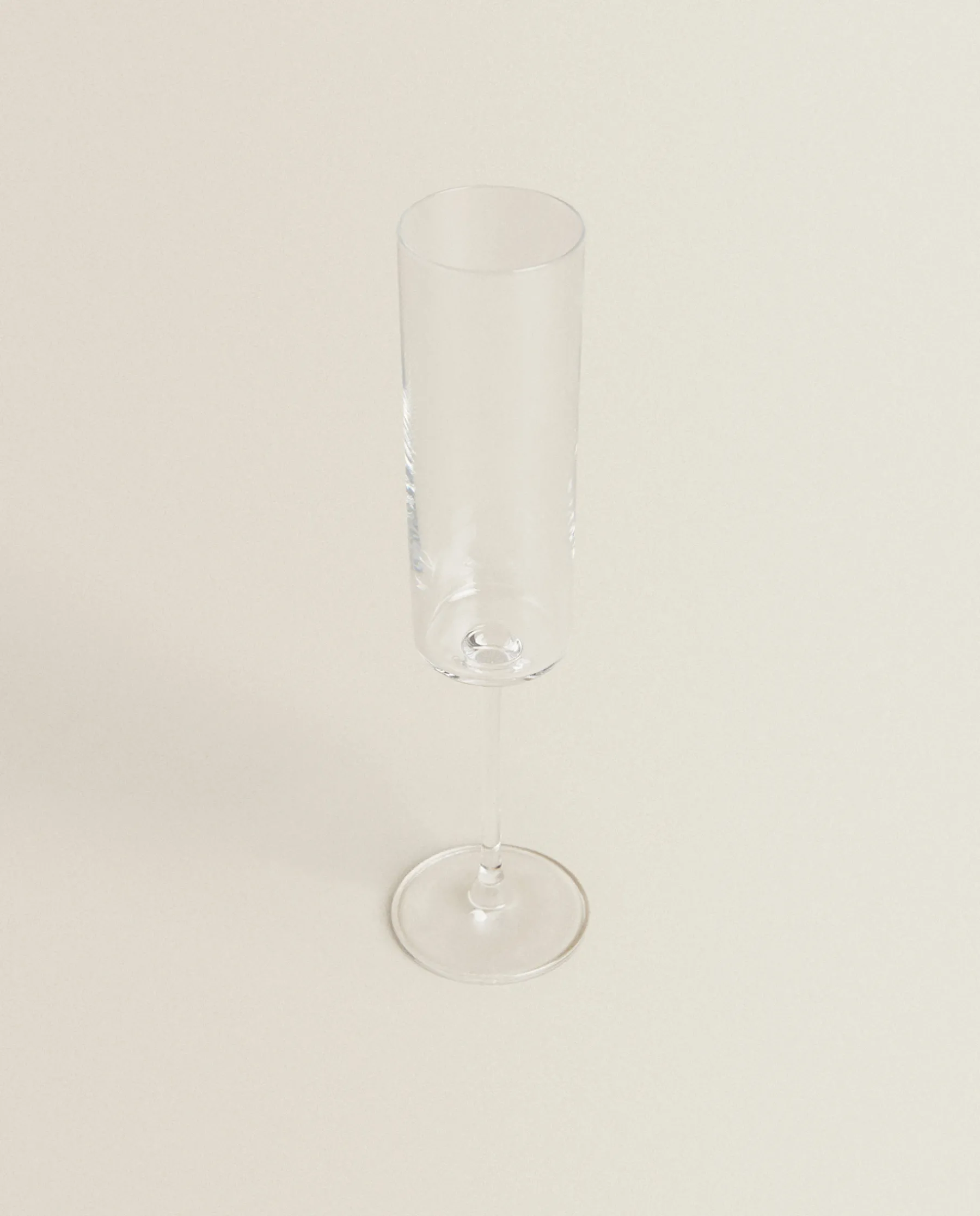 ZARA Home Straight Crystalline Sparkling Wine Flute
