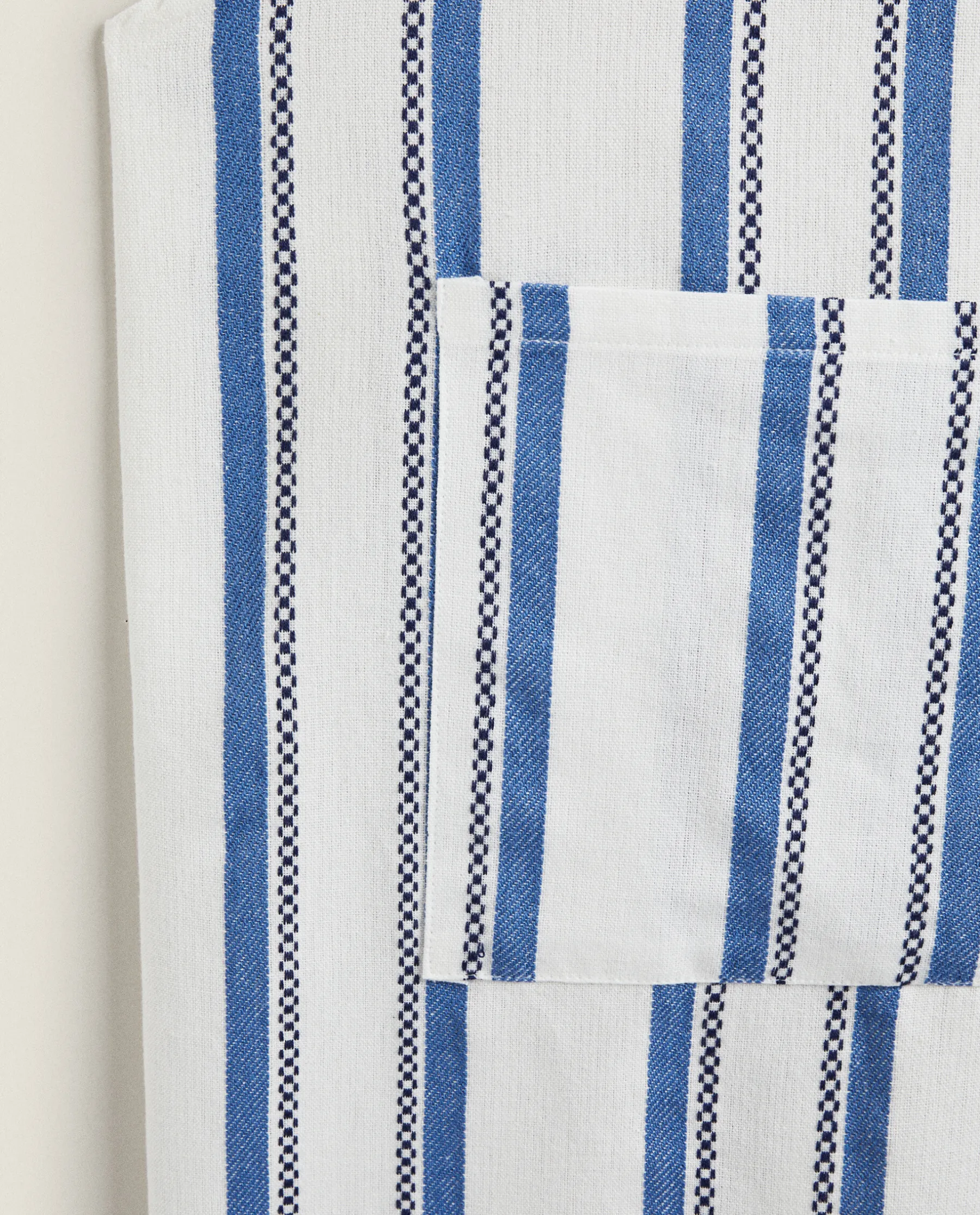 ZARA Home Stripe Dyed Thread Apron