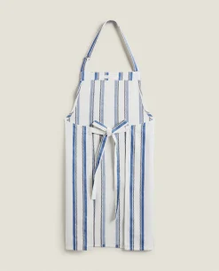 ZARA Home Stripe Dyed Thread Apron