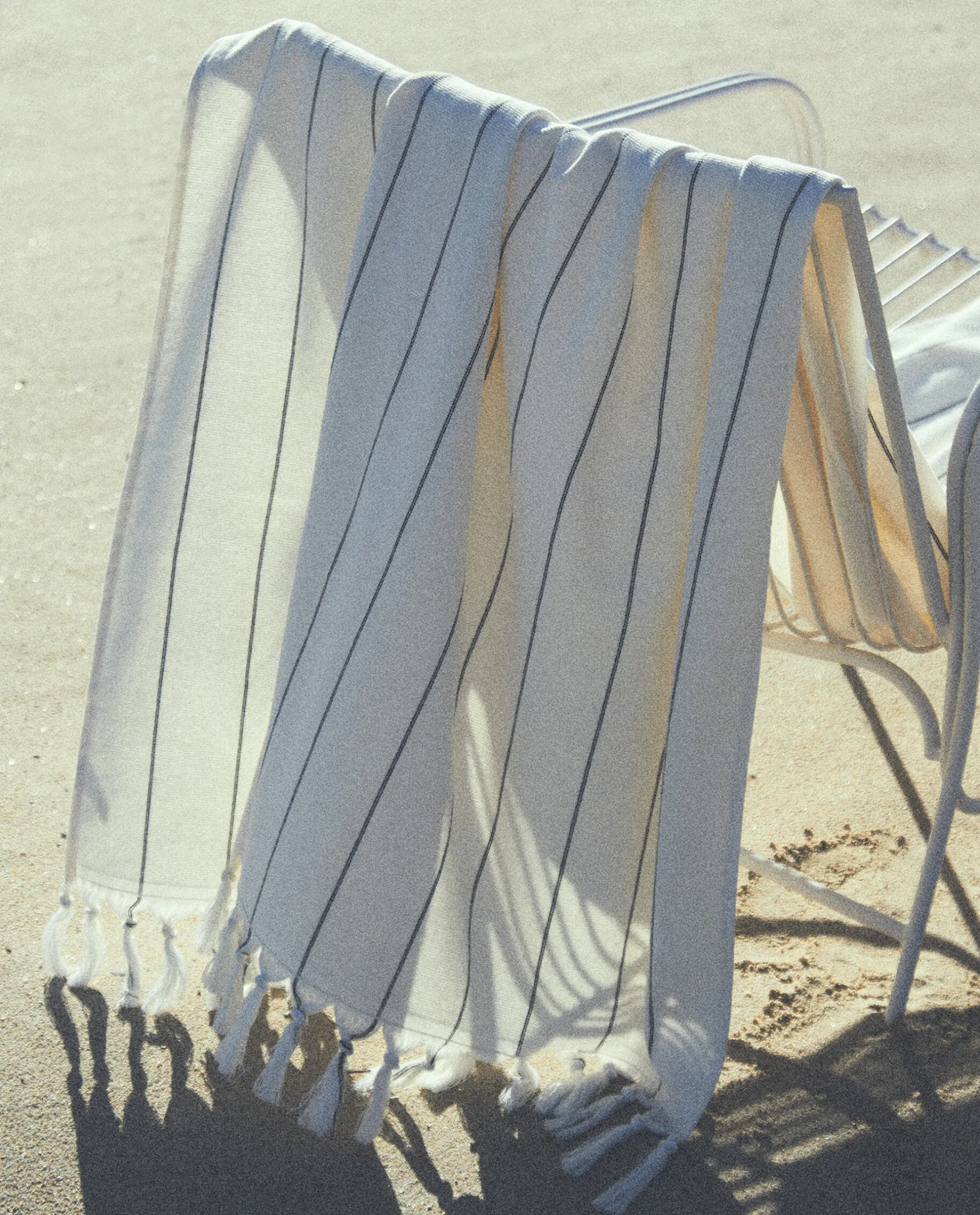 ZARA Home Striped Beach Towel